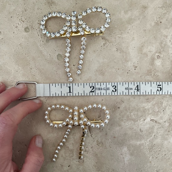 Set of 2 Bow Clips - Picture 1 of 5